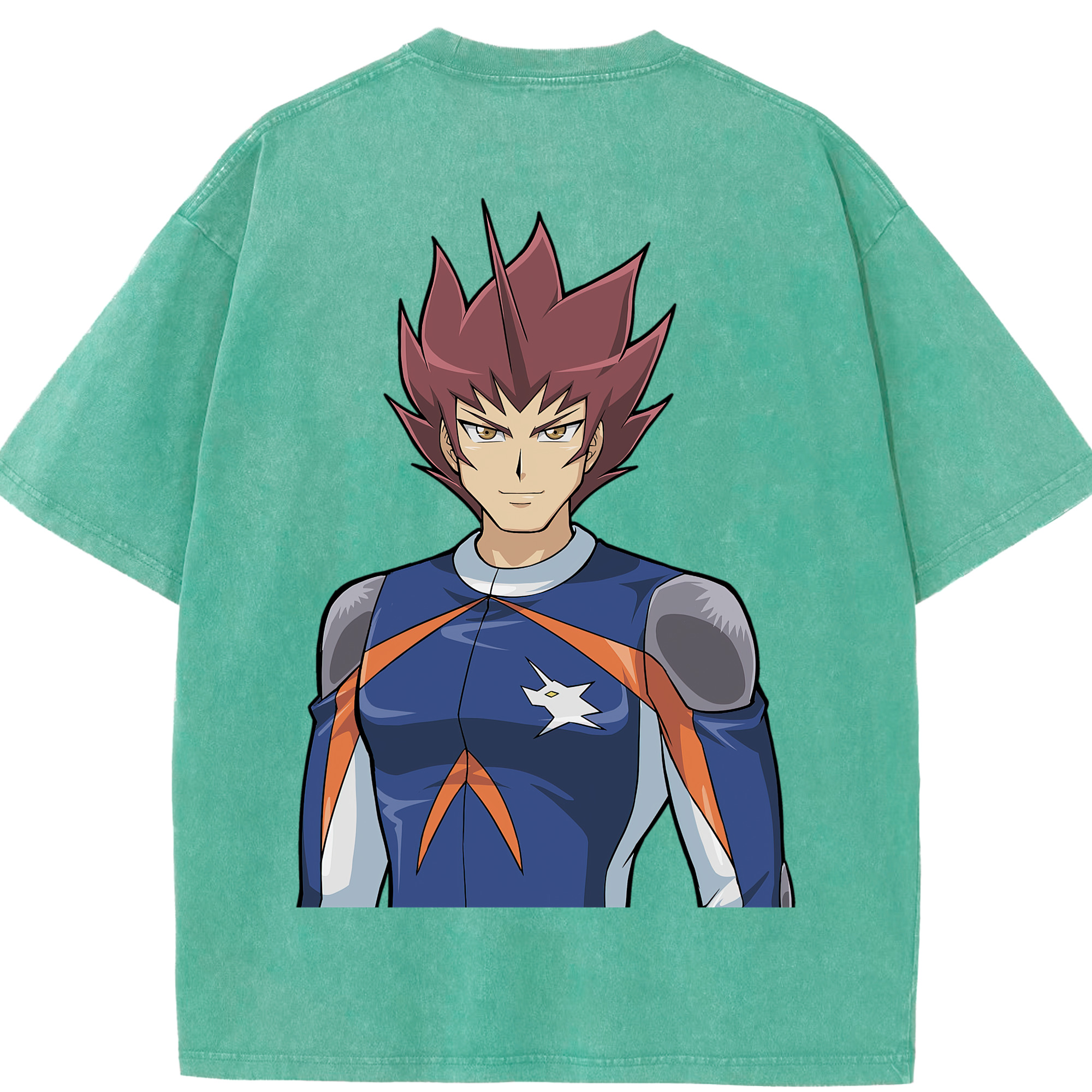 （画像用） 遊☆戯☆王 Yu-Gi-Oh! 綿100% ヴィンテージ風 半袖Tシャツ（背面プリント）